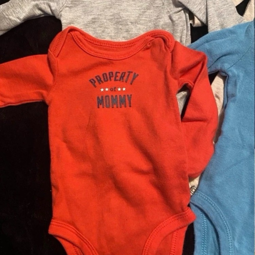 Assorted Colorful Baby Bodysuits Set - Picture 3 of 6